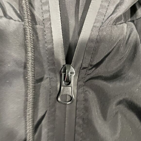 In’Voland Women’s Windbreaker Jacket Size 20W Black Hooded Lightweight - Picture 5 of 9